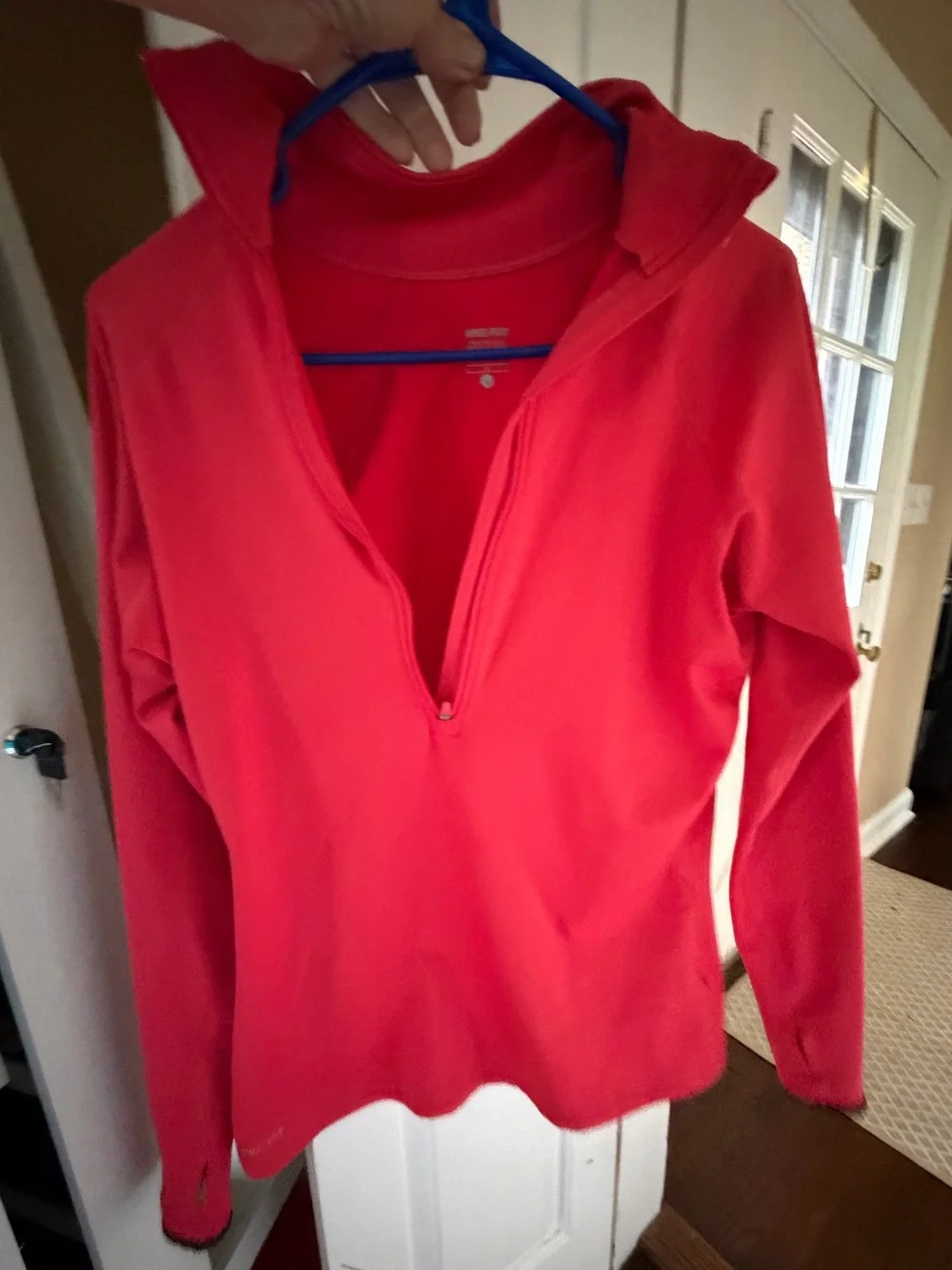 Nike Women's Red Half-Zip Pullover Sweatshirt, NWOT,